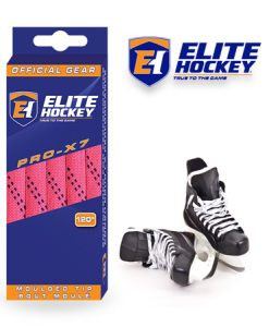 Vist Large View of Product Image Which is New ELITE NON WAX LACES 96" PINK