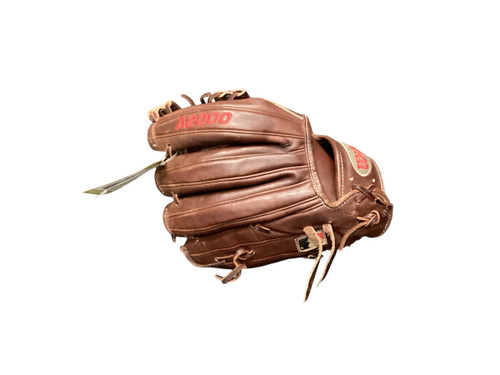 Vist Large View of Product Image Which is Used Wilson A2000 1787 BB/SB Glove RH Throw Brown 11 3/4" 11846-S000089453