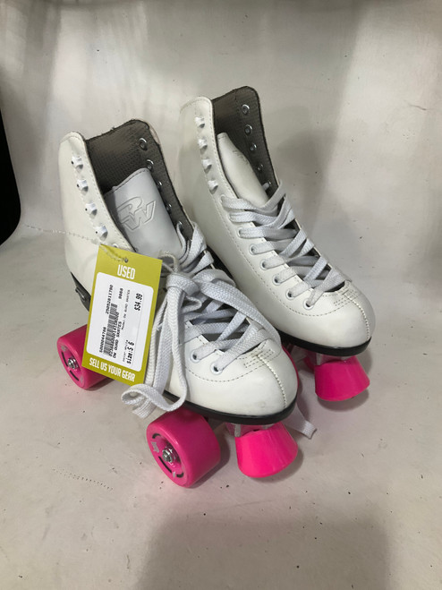 Vist Large View of Product Image Which is Used DW QUAD SKATES Senior Roller Quad Skates White Senior 6 11790-S000044786