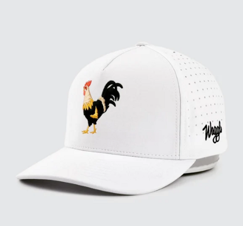 New FEELIN' COCKY HAT WHITE 11395-WAGROOSHATWHT