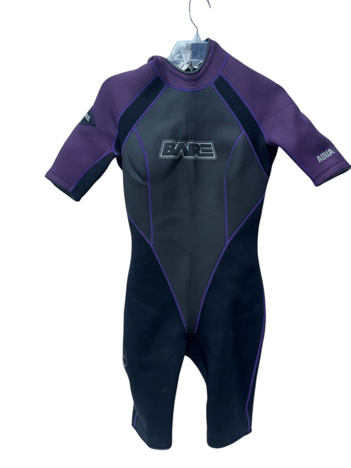 Used Bare AQUA LITE Womens Spring Suit / Wetsuit Purple Size 10T 11731-S000139462