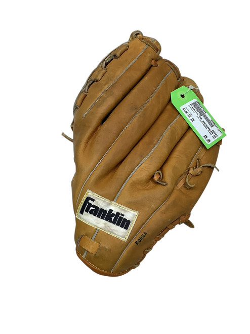 Vist Large View of Product Image Which is Used Franklin THE BACKHANDER SUPER PRO BB/SB Glove LH Throw Tan 12" 11347-S000247424