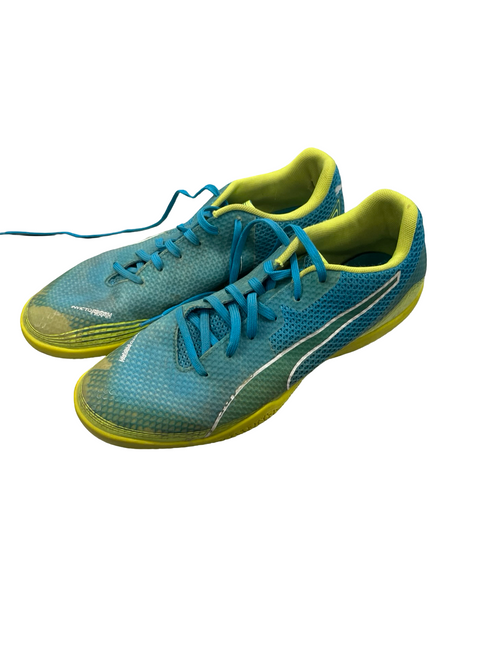 Vist Large View of Product Image Which is Used Puma Soccer Indoor Shoes Royal Blue Senior 7