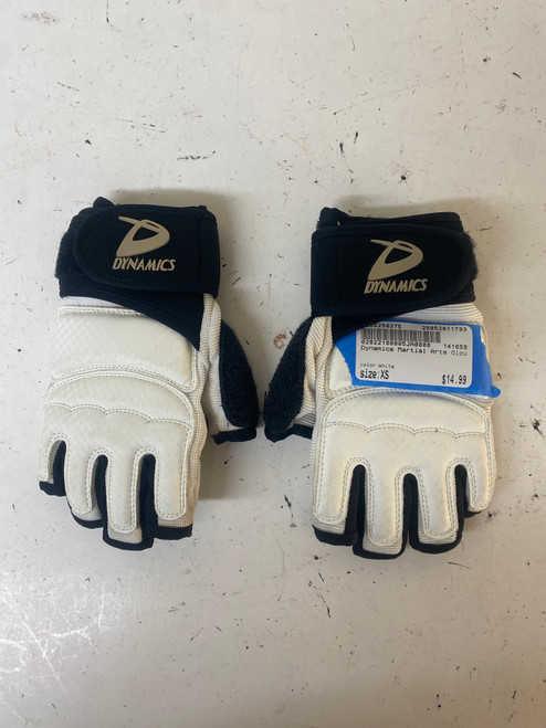 Vist Large View of Product Image Which is Used Martial Arts Gloves White XS