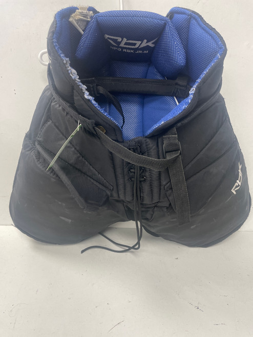Vist Large View of Product Image Which is Used Reebok HPG Junior Goalie Pant Black MD 11891-S000302392