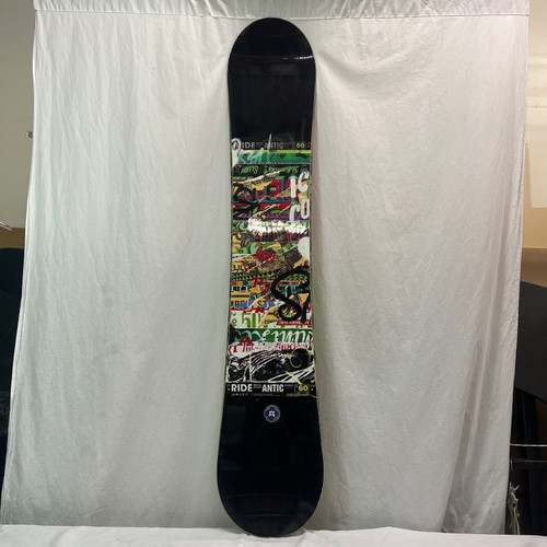 Used Ride ANTIC Mens Snowboard Only Green 160 cm 11651-S000398291
