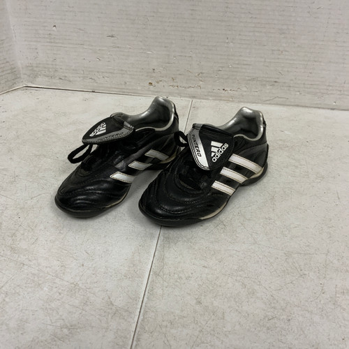 Vist Large View of Product Image Which is Used Adidas Soccer Turf Shoes Black Youth 11.0