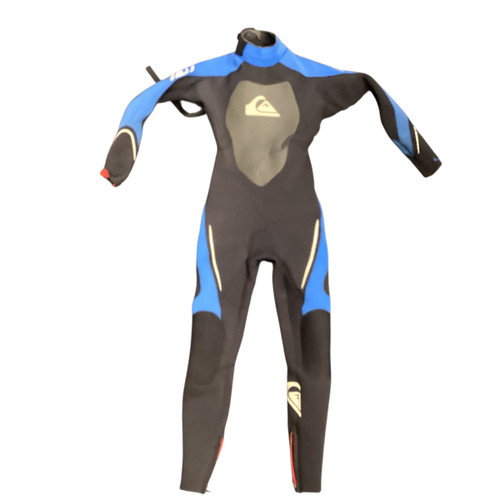 Used Quiksilver Junior Full Suit Black And Royal Blue JR 08 11772-S000276935