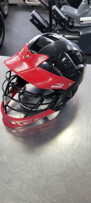 Vist Large View of Product Image Which is Used Brine BRINE LAX HELMET Lacrosse Helmet Black One Size