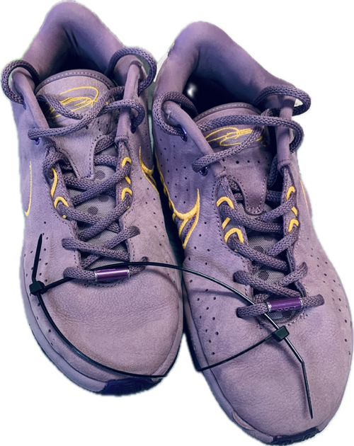 Used Nike Basketball Shoes Y Purple Junior 06