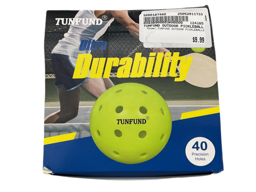 USED TUNFUND OUTDOOR PICKLEBALLS Pickleball Balls