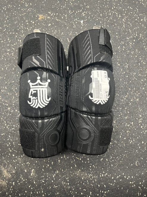 Vist Large View of Product Image Which is Used Brine UPRISING Lacrosse Arm Pads/Guards Black MD