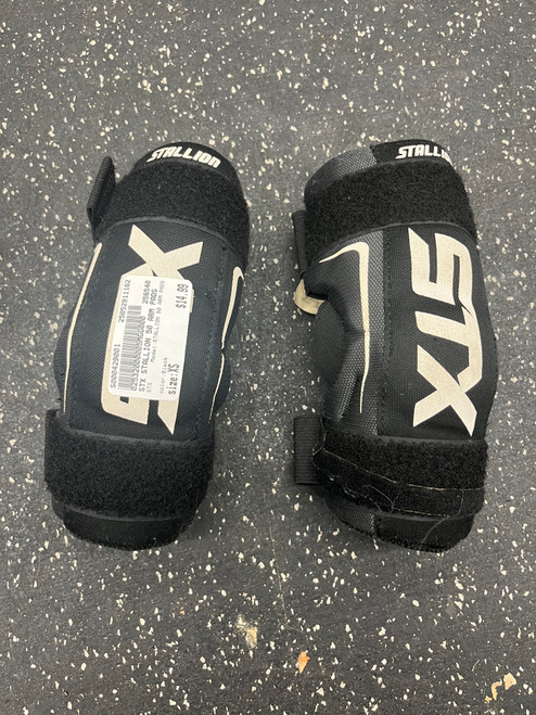 Vist Large View of Product Image Which is Used STX STALLION 50 ARM PADS Lacrosse Arm Pads/Guards Black XS