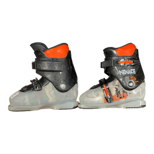 Vist Large View of Product Image Which is Used Dalbello MENACE 2 Boys DH Ski Boot Black And Grey 215 MP - J03
