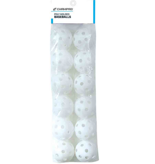 New CBB51D WHT 9" WIFFLE DZN 11628-CHP752044648112