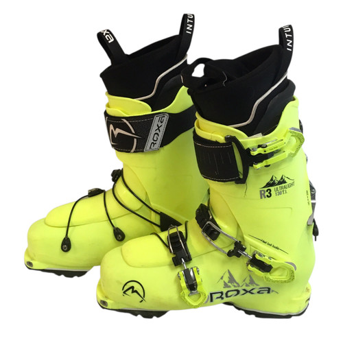 Used Roxa R3 ULTRALITE TI Mens DH Ski Boot Yellow 265 MP - M08.5 - W09.5 11749-S000185113