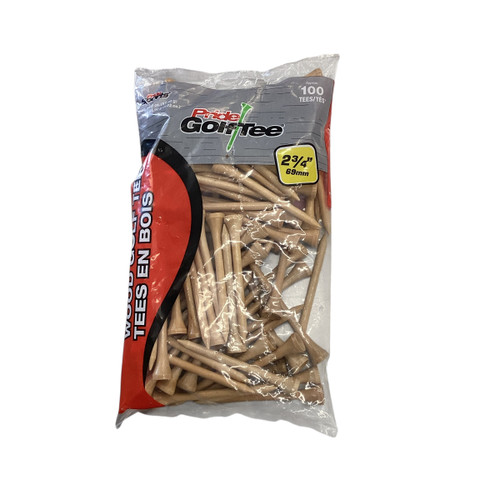 Vist Large View of Product Image Which is New 2 3/4 NATURAL TEES - 100 CT
