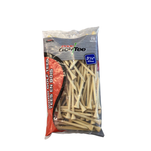 Vist Large View of Product Image Which is New 3 1/4 NATURAL TEES - 75 CT