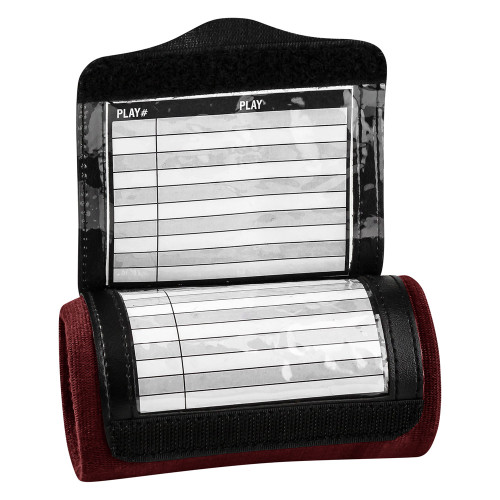 Vist Large View of Product Image Which is Champro 3 Pocket Wrist Coach Adult Maroon #AF50