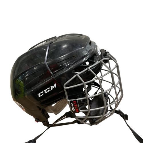 Vist Large View of Product Image Which is Used CCM Hockey Wire Mask Black MD