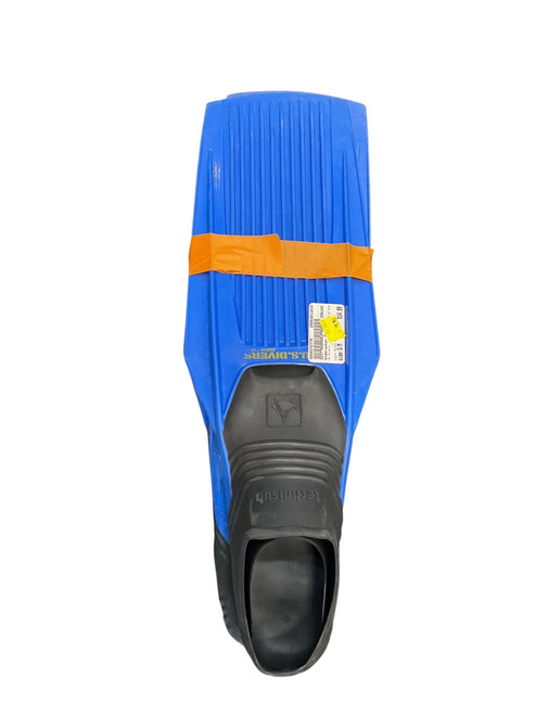 Vist Large View of Product Image Which is Used US Divers TECHNISUB SZ 5/6 Underwater Fins Black And Royal Blue S/M