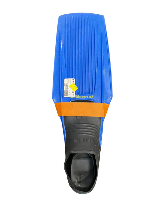 Vist Large View of Product Image Which is Used US Divers TECHNISUB SZ 5/6 Underwater Fins Black And Royal Blue S/M