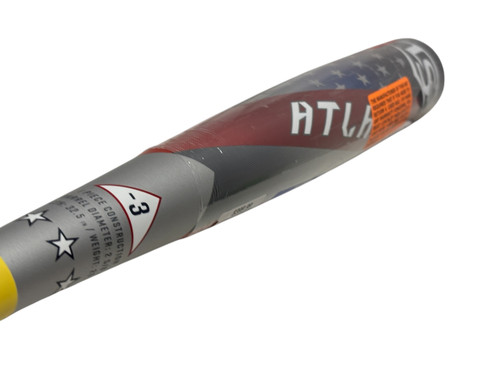 Vist Large View of Product Image Which is New Louisville Slugger ATLAS LBBATUSB3-25 BBCOR -3 Baseball Bat 32 1/2" 32.5/29.5