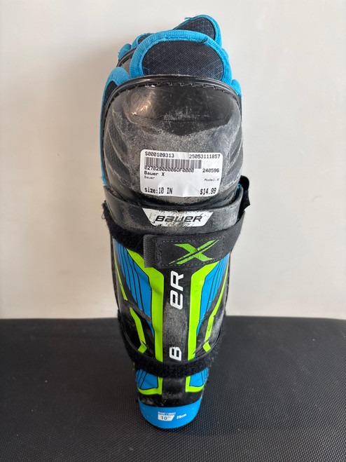 Vist Large View of Product Image Which is Used Bauer X Junior Shin Guards None 10" 11857-S000109313