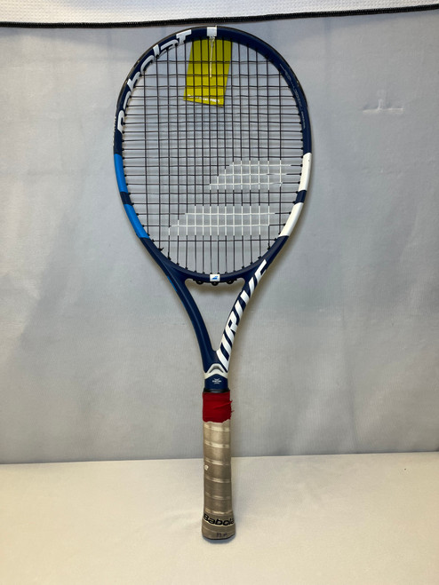 Vist Large View of Product Image Which is Used Babolat DRIVE 6 LITE Adult Tennis Racquet Royal Blue Unknown