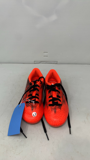 Vist Large View of Product Image Which is Used Adidas Soccer Cleats Orange Youth 13.0