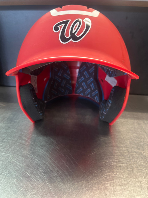 Used Champro HX GAMER PLUS W/ JAW GUARD Batting Helmet No Mask Red LG 11868-S000062952