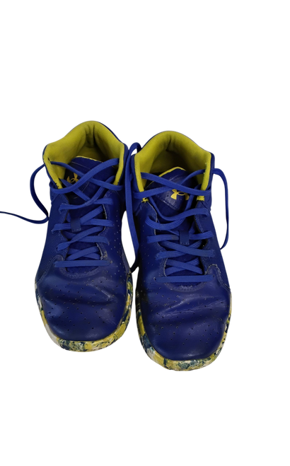 Vist Large View of Product Image Which is Used Under Armour Basketball Shoes M Royal Blue Youth 06.5