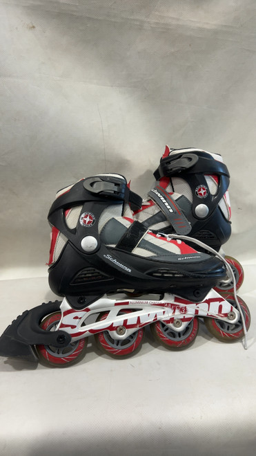 Vist Large View of Product Image Which is Used Schwinn ROLLERBLADE SR 6 Senior Rec Fitness Skates Black Senior 6