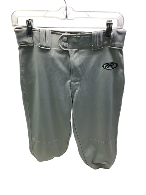 Vist Large View of Product Image Which is Used Rawlings BASEBALL PANTS GREY YOUTH XL BB/SB Pant Boys Grey XL