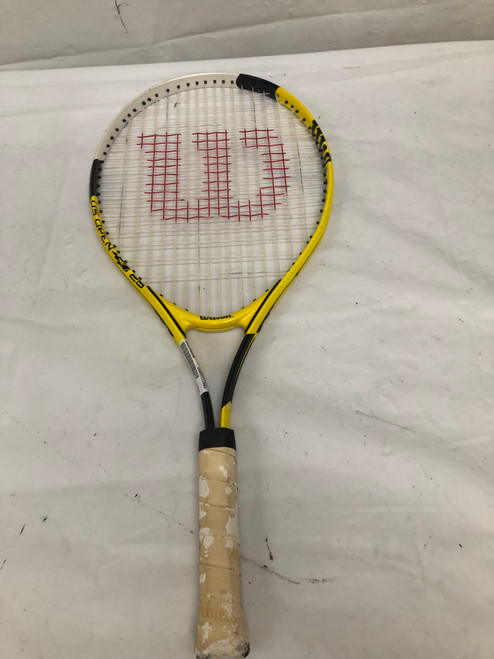 Used Wilson US OPEN 25 Adult Tennis Racquet Yellow Unknown 11668-S000108036 Vist Large View of Product Image Which is Used Wilson US OPEN 25 Adult Tennis Racquet Yellow Unknown