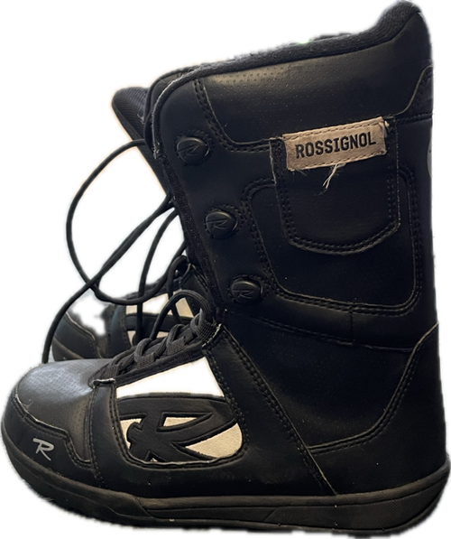 Used Rossignol . Boys Snowboard Boots Black Junior 06.5