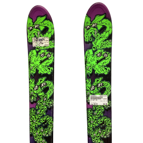 Vist Large View of Product Image Which is Used K2 INDY 136 Boys DH Ski/Binding Purple 136 cm 11816-S000268511