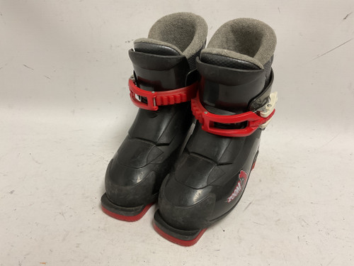 Vist Large View of Product Image Which is Used Alpina ZOOM Boys DH Ski Boot Black And Red 195 MP - Y13 11855-S000185318