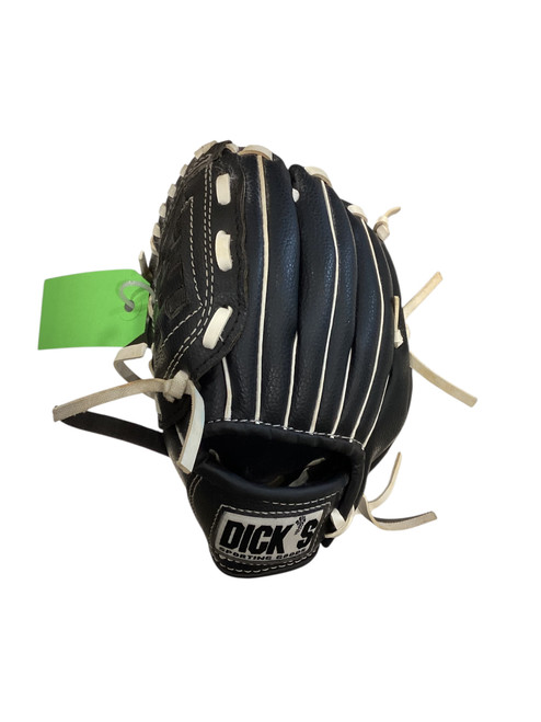 Used DICKS BB/SB Glove T-ball Black 10" 11884-S000046734