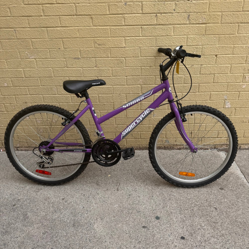 Vist Large View of Product Image Which is Used Supercycle SC1800 Mountain Bike Womens Purple 38-42cm - 15-16" - SM Frame 10589-S000413810