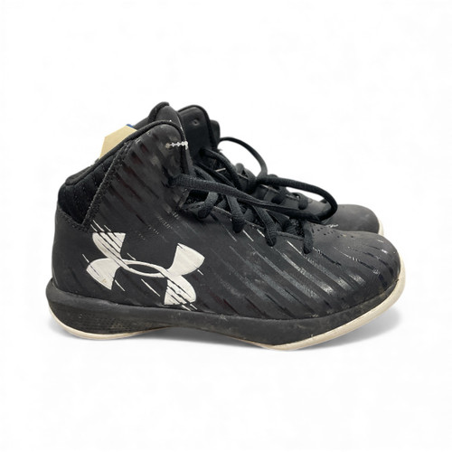 Vist Large View of Product Image Which is Used Under Armour Basketball Shoes Y Black Youth 12.0