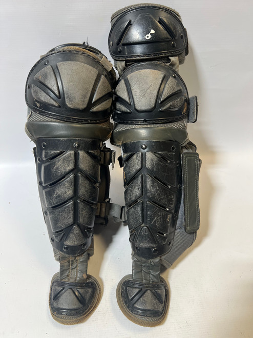 Vist Large View of Product Image Which is Used Adidas ADIDAS YOUTH SHIN GUARDS Catchers Leg Guards Black Junior