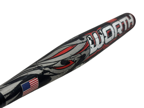 Used Worth 454 SICK 120 Greg Connell Balanced SNSKBU 26oz USSSA Slowpitch Softball Bat 34" 34/26 11731-S000139902