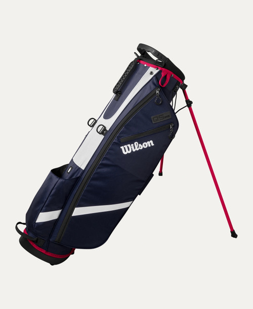 Vist Large View of Product Image Which is New Wilson QS NV/WH/RD Golf Stand Bag