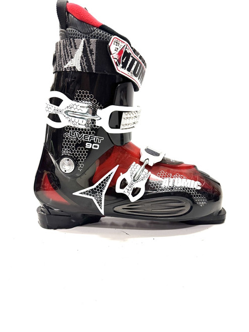 Used Atomic LIVEFIR 90 Mens DH Ski Boot Red 320 MP - M14 11860-C000291741