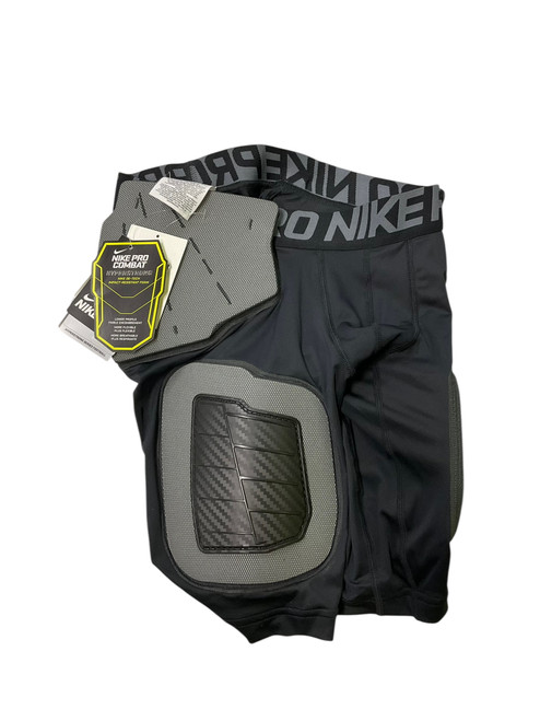 Used Nike PRO COMBAT COMPRESSION SHORTS FB Girdles Black MD 11484-S000280083