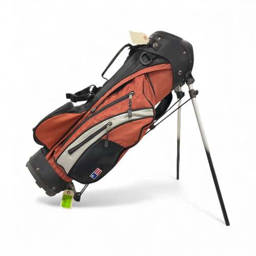 Vist Large View of Product Image Which is Used US Kids Golf Junior Stand Bag Cardinal Red, front view