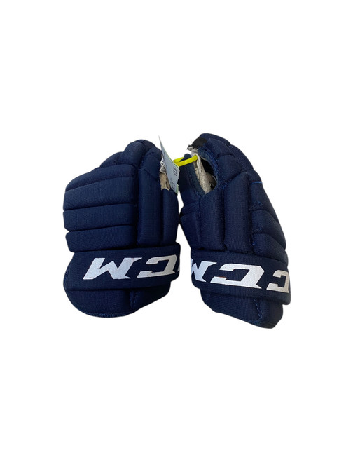 Used CCM Youth Gloves Navy Blue 9" 11706-S000354083