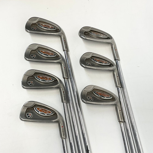 Vist Large View of Product Image Which is Used Ping I10 ORANGE DOT Mens Iron Set RH 4I-PW 11805-S000060870