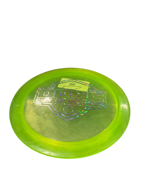 Vist Large View of Product Image Which is Used Dynamic Discs DOGC Disc Golf Driver Yellow